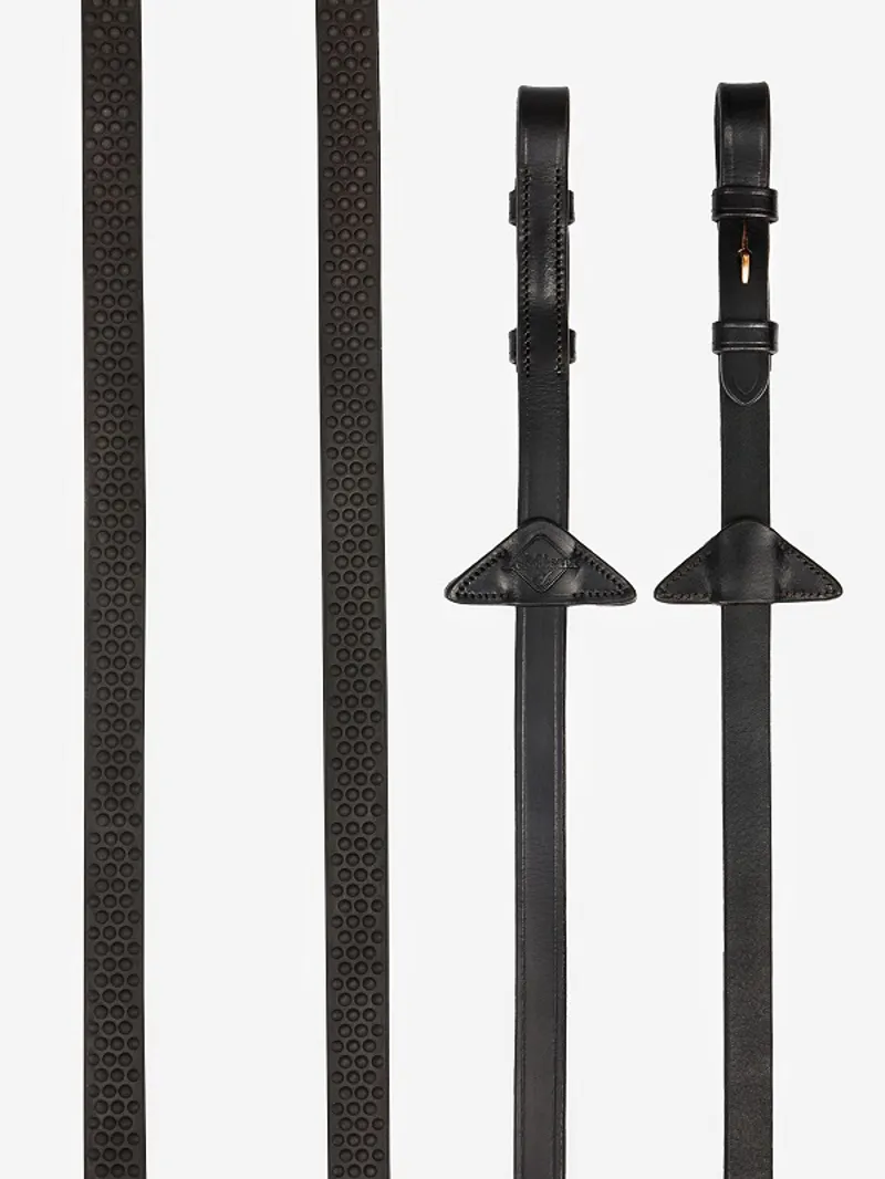 LeMieux Soft Rubber Reins in Brown